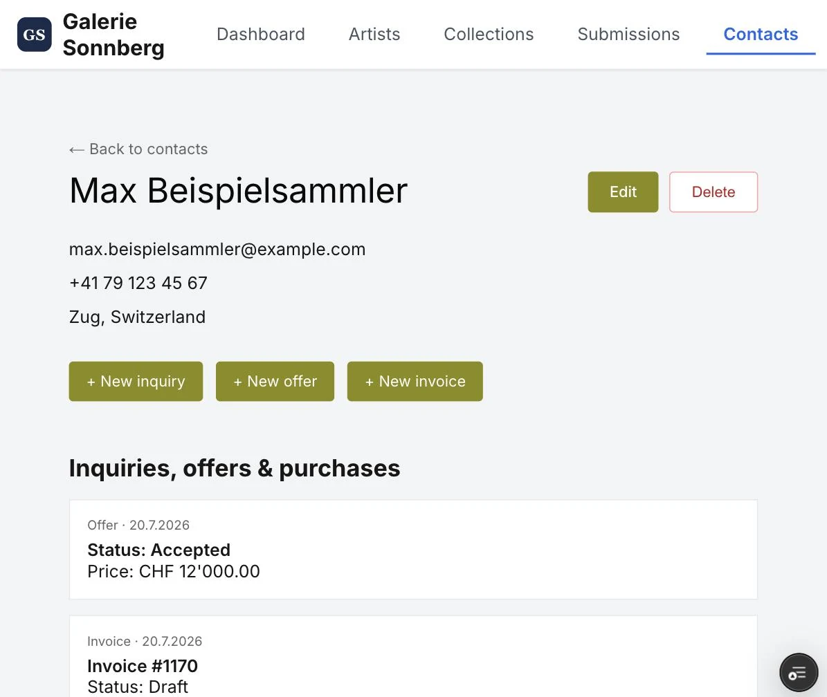Gallery Manager Beziehungshistorie Gallery Manager Beziehungshistorie